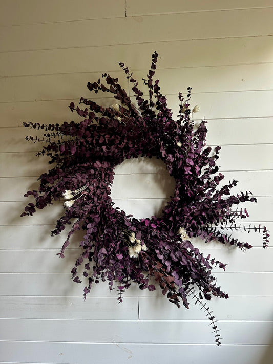Couronne d'eucalyptus séché (Bourgogne)