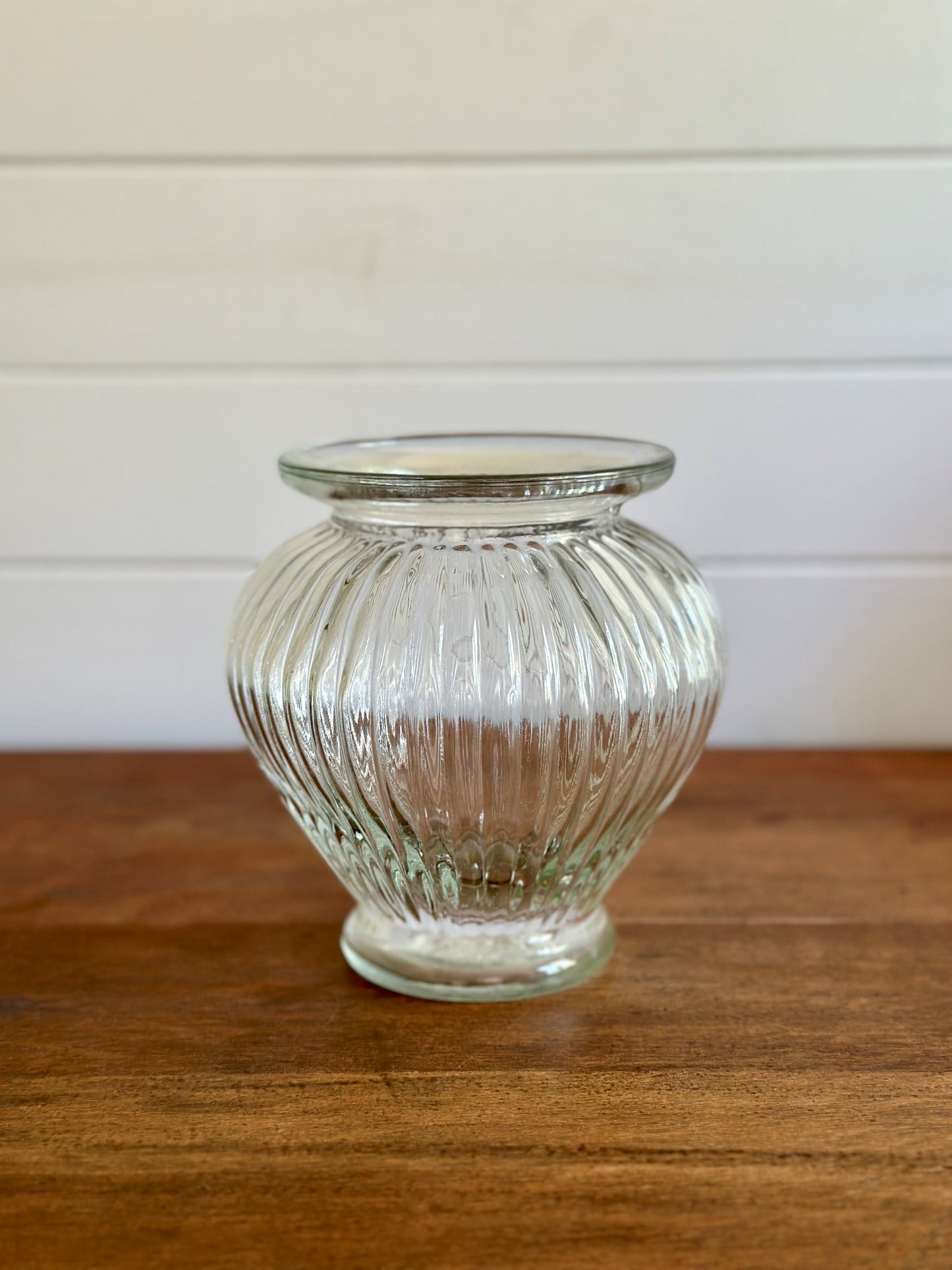 Vase en verre vintage